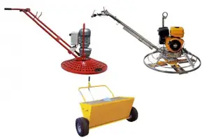 Stroj za gletanje - krilne gladilice - posipač kvarcnog pijeska