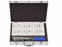 Klamerica-set HAWE 11 s 6 paketa zaptivnica 9mm u alu koferu, Z08710