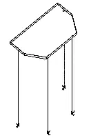 Krov za silos za beton 1016 PAM, Z101620