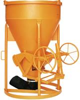 Silos za beton 1016.10H, 750l cilindrično-konični oblik s okretnim kolom, Z10840