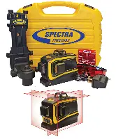 =81= Linienlaser SPECTRA LT56 3-Ebenen inkl. Ladegerät, Zieltafel, Brille im Koffer, Z120056