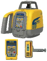 Dvoosovinski nagibni laser SPECTRA GL 1425C s prijemnikom, držačem, baterijama, u koferu, Z1401425C