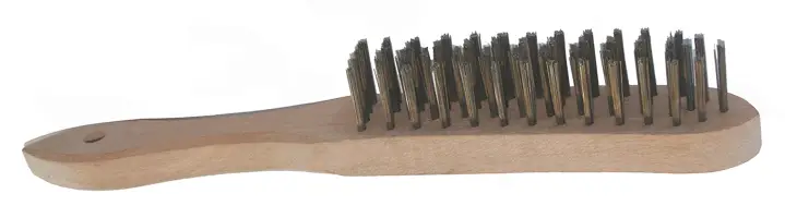 Žičana četka 4-reda, čelična žica glatka 0,35mm 12kom/karton, Z1480000