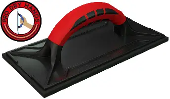 Reibebrett COMMODORE schwarz 280x140x8mm mit Belag VPE70, Z22615KO