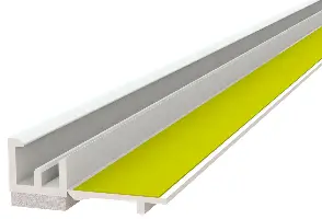 Letvica za žbukanje i zaštitu 8x8mm, brtva 2mm, 2,40m/štg, 30štg/kart, 50kart/pal, Z324