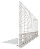 Sokl profil PVC s WDVS mrežicom Typ PRAKTIKA 50x1mm 2,5m/štanga, 25štangi/karton, 40karton/pale, Z4039050