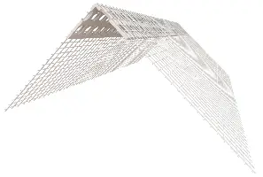 PVC kutnik s mrežicom 10x15cm 2,5m/kom., Z4041