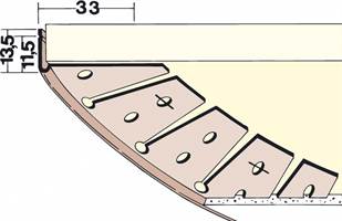 PVC završni profil 3768 3m kart=20 štangi 182kart/pal, Z43768300