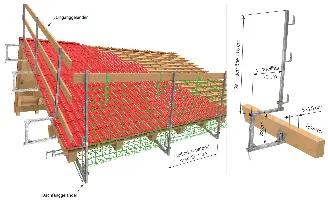 Zaštitna ograda pocinčana, visina 115cm, Z4811895V