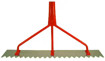 Letva za ravnanje betona alu 60cm, nazubljena, bez drške, Z90113