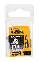 Bitovi T40 x 25mm EXTREME® IMPACT TORSION DEWALT® otporni na udarce 5kom/pak, ZDT7373-QZ