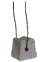 Razmaknica betonska sa žicom 50mm širina 28mm 250kom/vreća 40vreća/pal, ZFBETD50