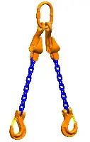Lanac za dizalicu PEWAG WIN 2-kraka 2,0m, lanac p=8mm, 3550kg, krativ, ZKG83256