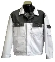 Radna jakna LO-PROTEC bijelo/siva 245 g/m² vel. 50, ZLO-PROTEC-BJ50