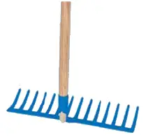 Grablje za šljunak 16 zubaca s drškom VPE5, ZR7160G