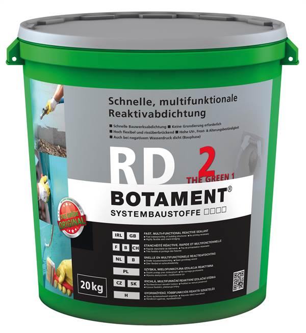Reaktivna hidroizolacija 2K BOTAMENT RD 2 zelena 20kg/kanta 18kanta/pal, Z341006003
