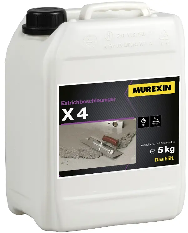 Estrich ubrzivač X4 5kg/kanta 96kanti/paleta, Z0031026