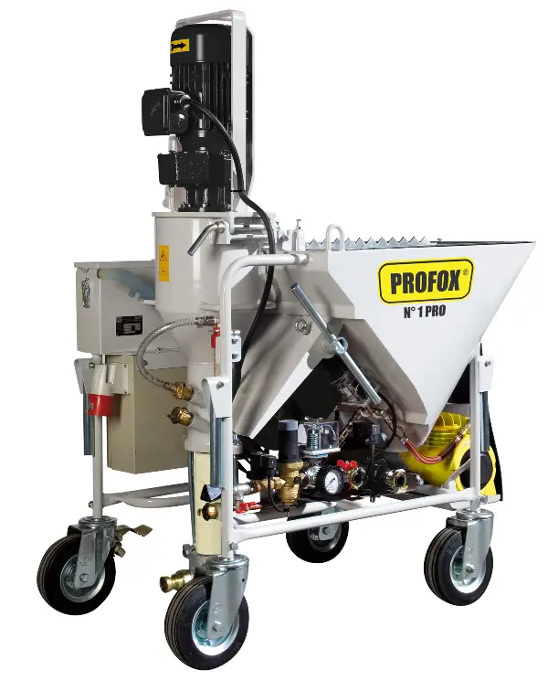 Mašina za malter N° 1 PRO s 6,05kW motorom za pumpanje, Z072895X