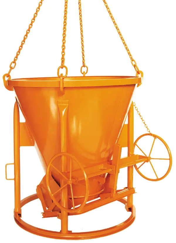 Silos za beton 1011.12H, 1000l konični oblik s okretnim kolom, Z10800H