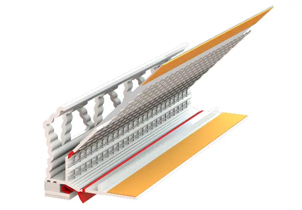 Priključni profil 16mm 3D Kombi s mrežicom/folijom/DL/ES 2,4m/štg 15štg/kart 40kart/pal, Z1324LKOMBILO