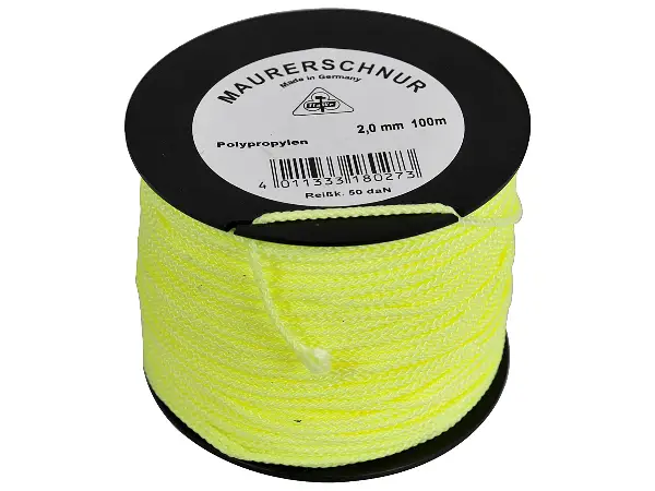 Zidarski konac PP žuti 2mm 100m/rola 6kom/pak, Z18022