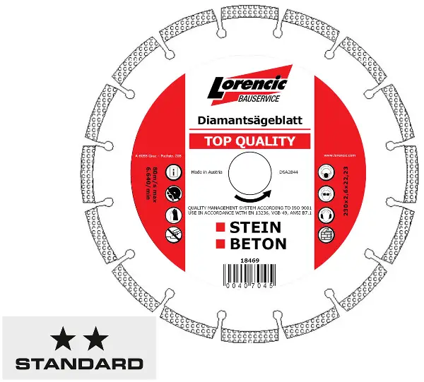 Dia rezna ploča Top Quality 230x2,6x22,2mm srebrna TYROLIT, Z18469