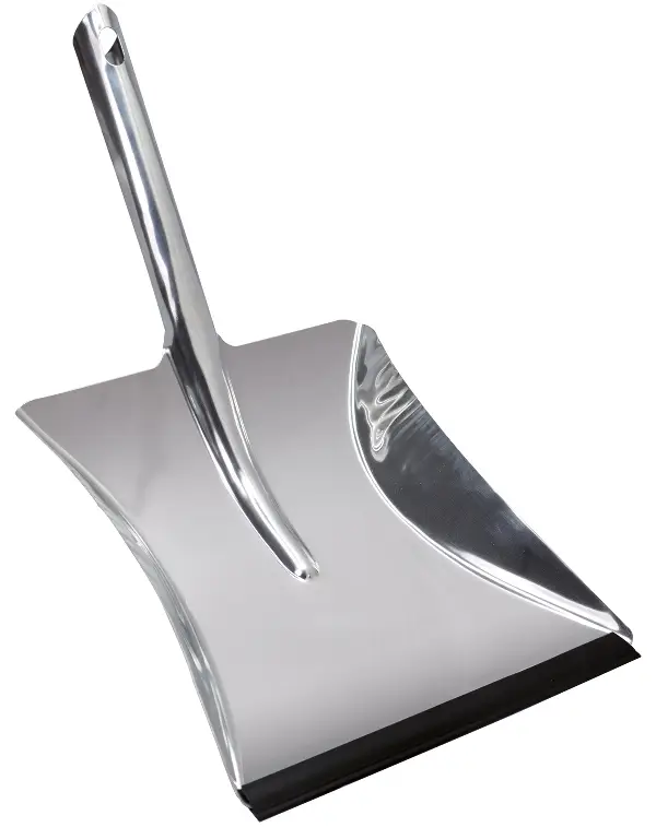 Lopatica za smeće od nehrđajućeg čelika s PVC rubom 10kom/pak, Z20390