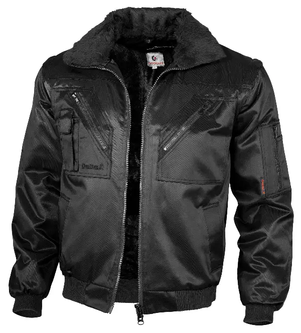 Pilotska jakna QUALITEX crna, 265 g/m², vel. XL, Z23618XL