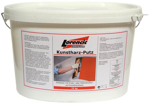 KHP žbuka na bazi umjetnih smola Kratz 1,5mm, bijela, potro. 2,5kg/m², 25kg/kanta, 32kanta/pal, Z2510325LOW