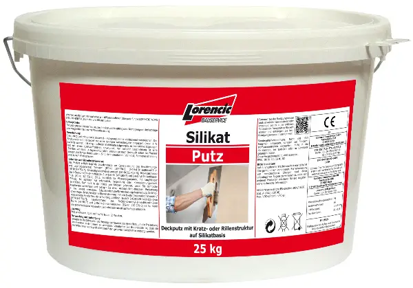 Silikatna žbuka Rille 2,0mm, bijela, potro. 2,6kg/m², 25kg/kanta, 32kanta/pal, Z2530625LOW