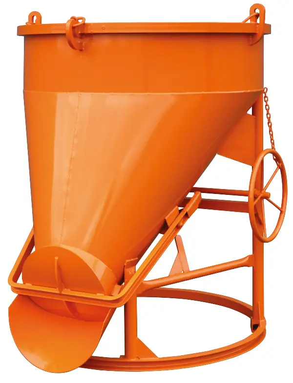 Silos za beton 1021.12H, 1000l okrugli s okretnim kolom, Z30280