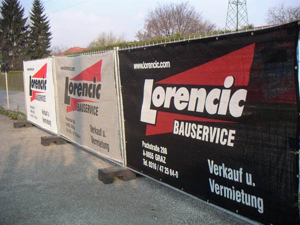 Mreža za ogradu 340x175cm, digitalni tisak, 11-20kom 330g/m², Z34017510