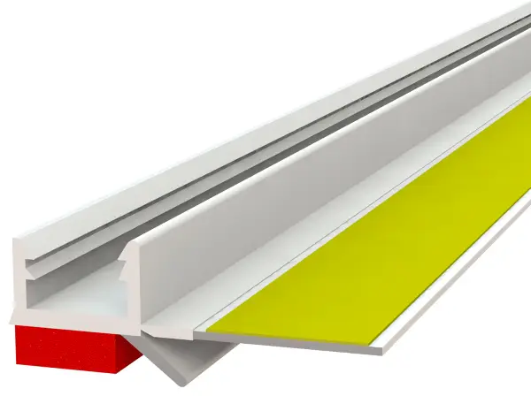 Letvica za žbukanje i zaštitu 10mm,unutarnja CRVENA, DL,flex., ES, 2,5m/štg 60štg/kart 42kart/pal, Z3765250LO