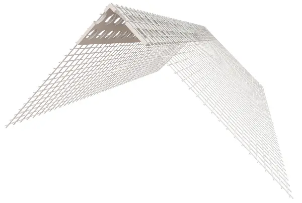 PVC kutnik s mrežicom 10x15cm 2,5m/kom., Z4041