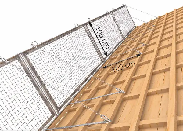 Krovna zaštitna rešetka 200x100cm, pocinčana, Z48118580