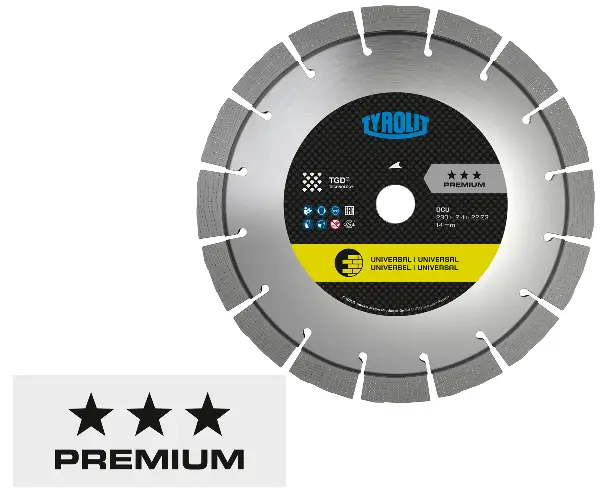 Dia rezna ploča C3W 230x2,4x22,23mm, visina 14mm, TGD® TYROLIT, Z704617