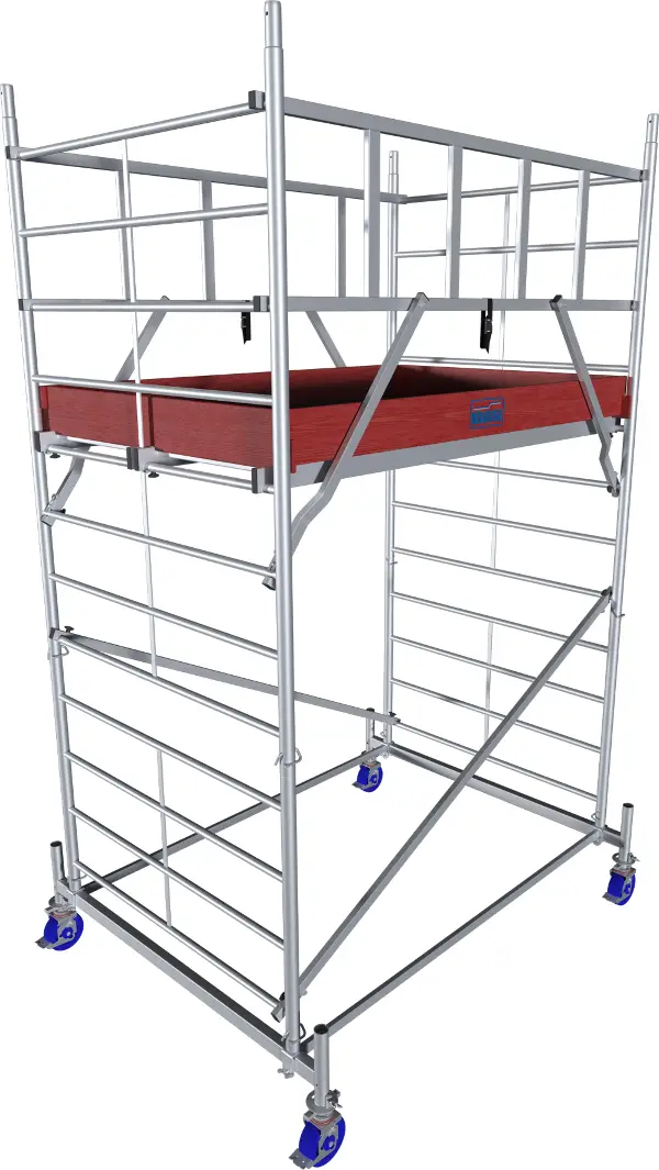 Alu pokretna skela KRAUSE® MONTO® PROTEC® XXL širina 2,00x1,20m, RV= 4,30m, Z945112