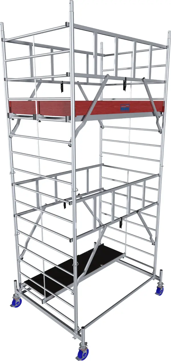 Alu pokretna skela KRAUSE® MONTO® PROTEC® XXL širina 2,00x1,20m, RV= 5,30m, Z945129