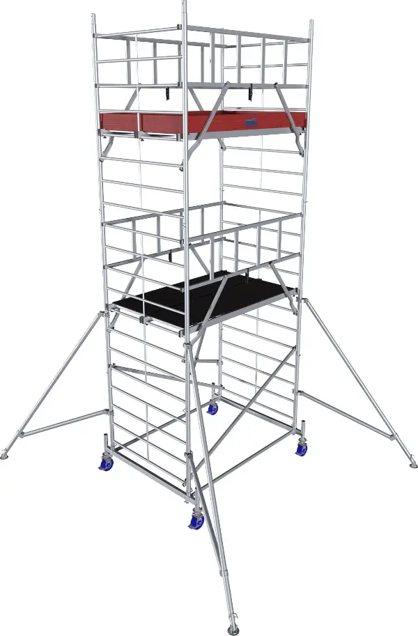 Alu pokretna skela KRAUSE® MONTO® PROTEC® XXL širina 2,00x1,20m, RV= 6,30m, Z945136