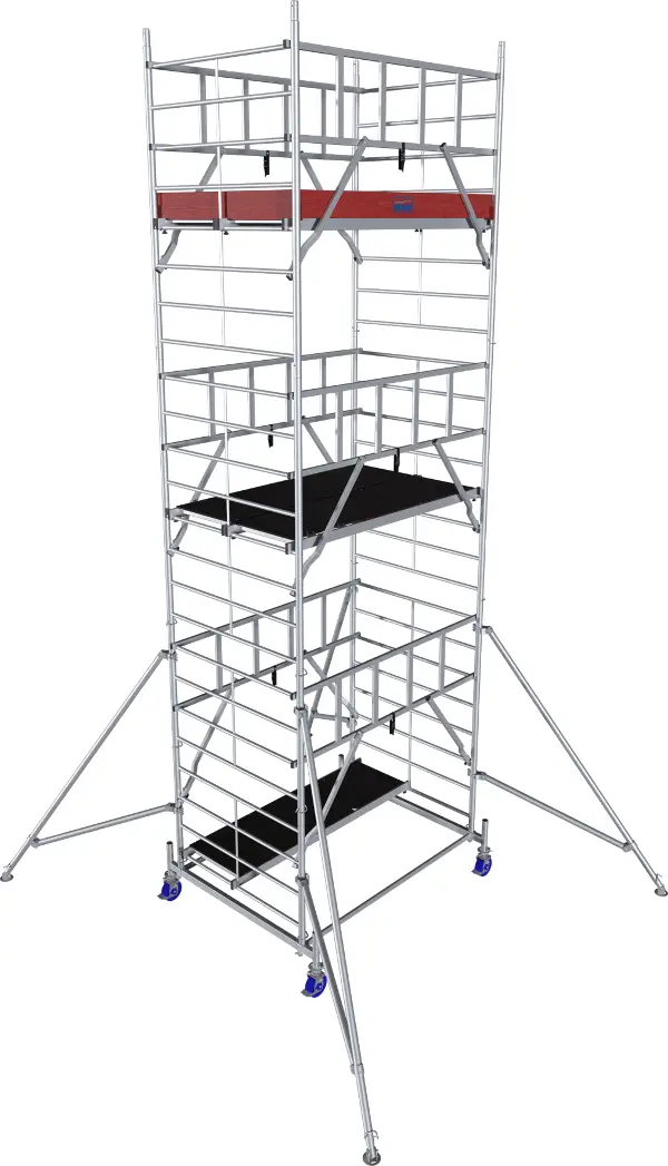 Alu pokretna skela KRAUSE® MONTO® PROTEC® XXL širina 2,00x1,20m, RV= 7,30m, Z945143