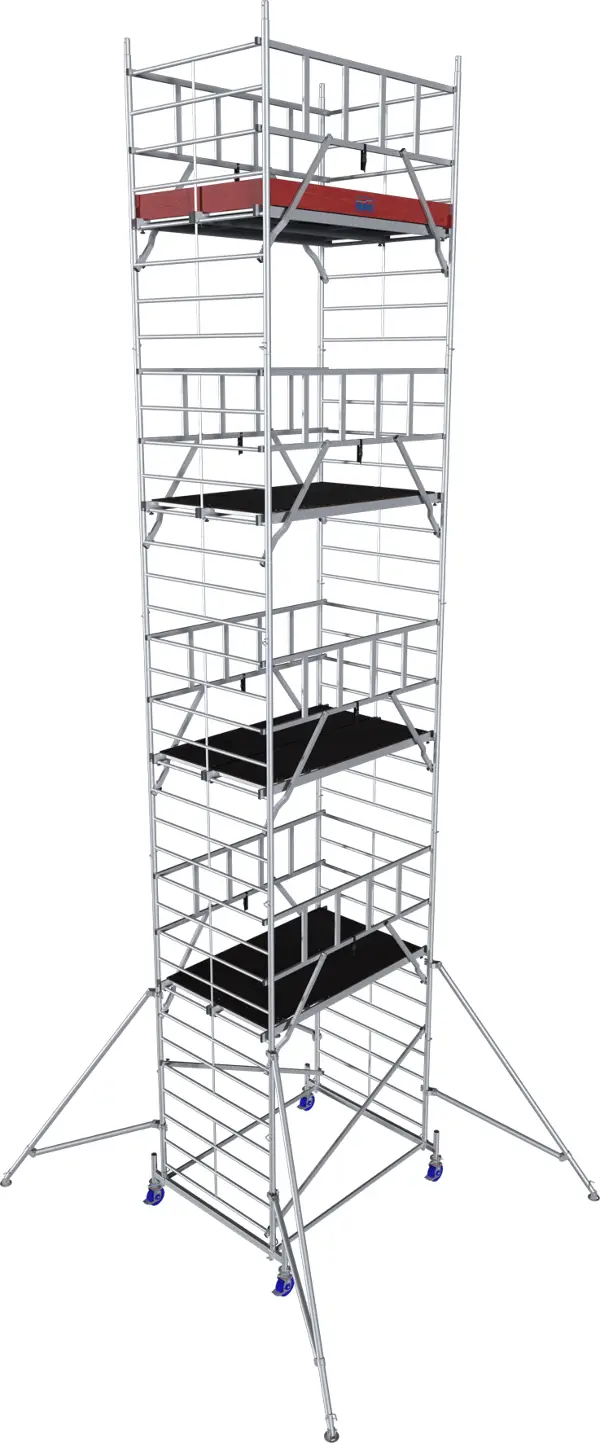 Alu pokretna skela KRAUSE® MONTO® PROTEC® XXL širina 2,00x1,20m, RV= 10,30m, Z945174