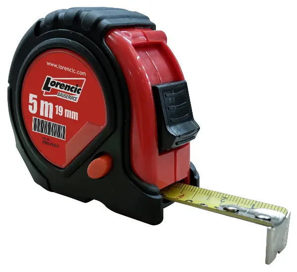 Rolmetar PROFI 19mm x 5m sa stoperom i kopčom 12kom/karton, Z986451LO