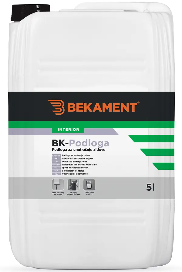 BEKAMENT BK PODLOGA predpremaz 5l/kanister 70kanister/pal, ZA01980