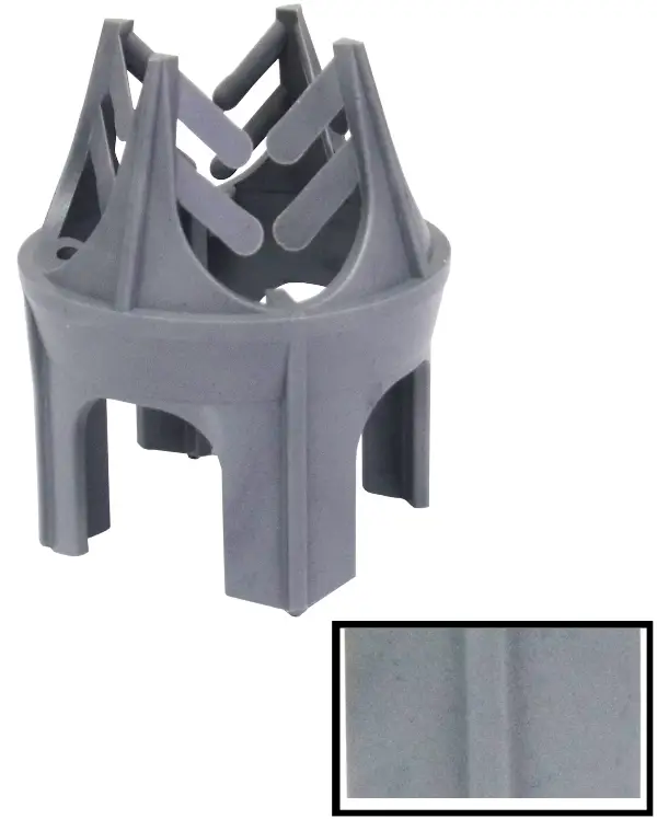 Distanser za horizontalu 4-Fuß 25mm 6-20 mit flachem Fuß 500Stk/Sack 3Sack/Ü-Sack 8Ü-Sack/P, ZATVF25