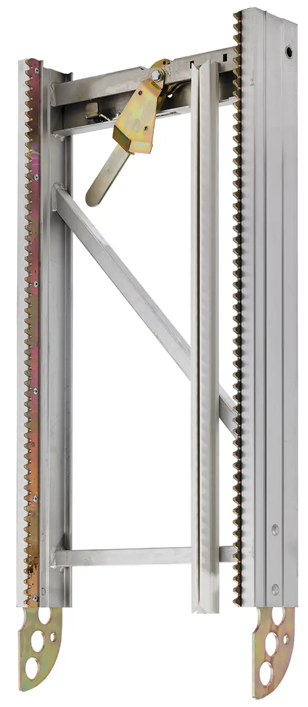 Ljestve-nastavak 1m za GEDA 200Z, sa zupčastom letvom, vodilicom kabla i brzim zatvaračem, ZG2507