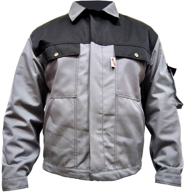 Radna jakna LO-PROTEC sivo/crna 245 g/m² vel. 54, ZLO-PROTGBBJ54