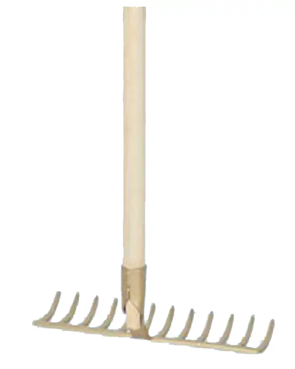 Grablje 18 zubaca, zlatno lakirana s drškom VPE5, ZR1180I0