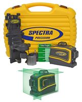 =81= Linijski laser SPECTRA LT58G 3-razine s punjačem, ciljnom metom, adapterom, u koferu, Z120058G