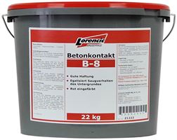 Betonkontakt B-8 crveni 22kg/kanta 24kanti/pal ***Opasnost od smrzavanja od 0°C ***, Z1222