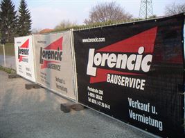 Mreža za ogradu 340x175cm, digitalni tisak, 1-10kom 330g/m², Z34017501